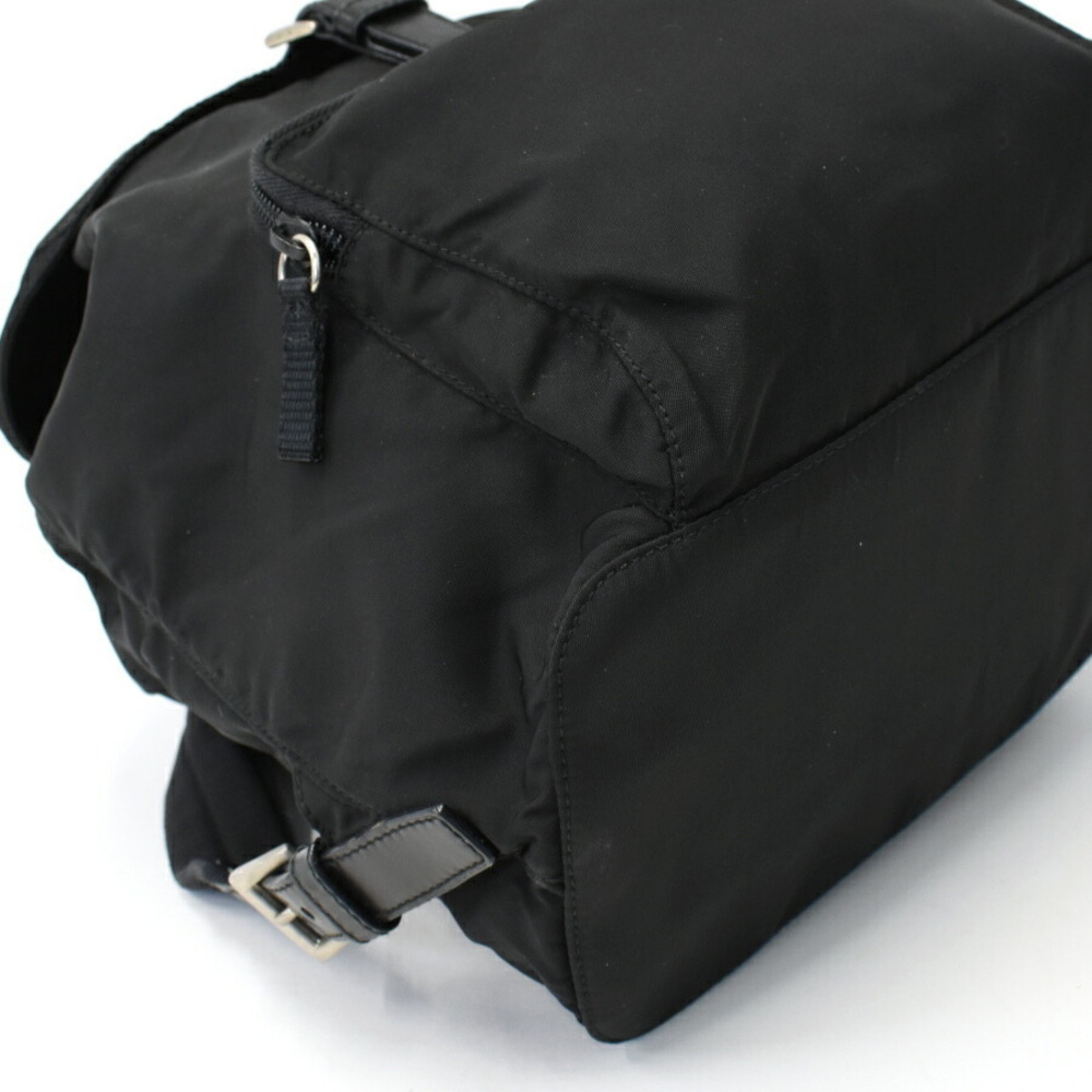 Prada Backpack Triangle Logo Black - image 7